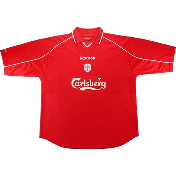 Thailandia Maglia Liverpool Prima Retro 2000 2002 Rosso